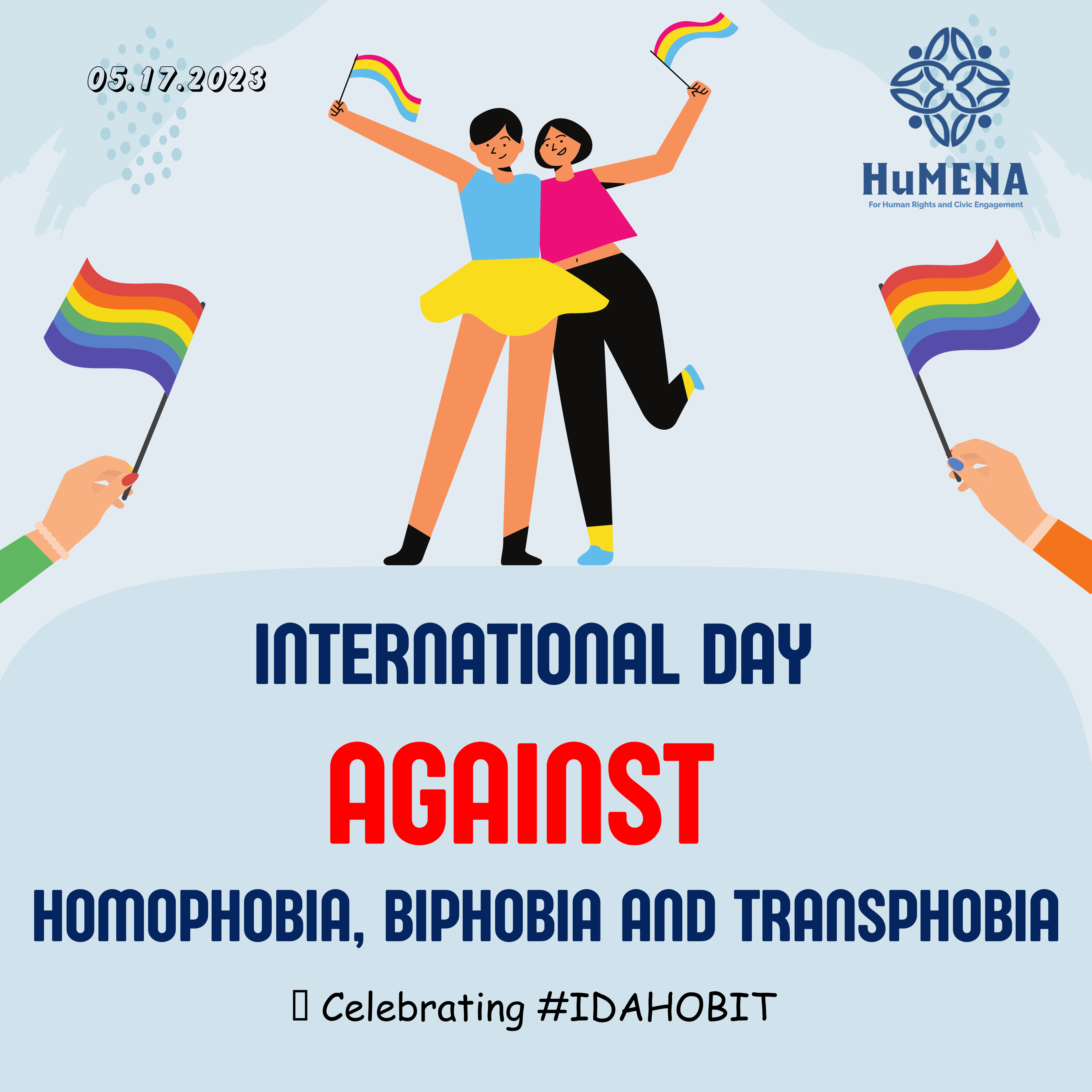 Celebrating #IDAHOBIT: HuMENA for Human Rights and Civic Engagement Stands with the LGBTQ+ Community in the MENA Region!