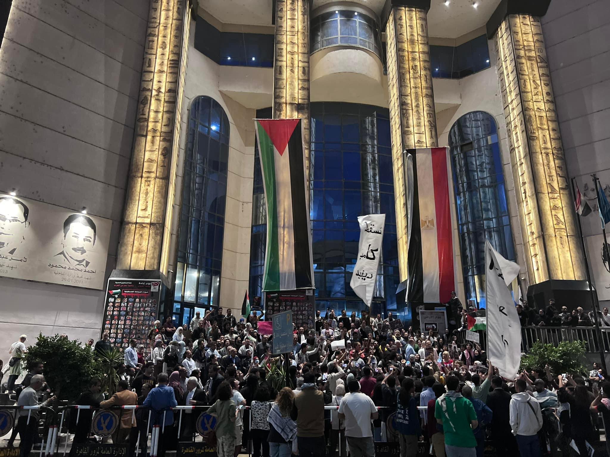 Protest and Peaceful Assembly are Right.. HuMENA strongly condemns the broad arrest campaign of protesters in solidarity with